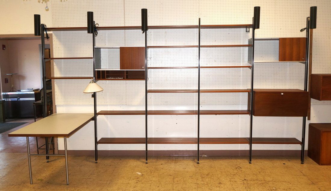 Large Walnut GEORGE NELSON CSS Wall Unit. HERMAN (1 of 10)