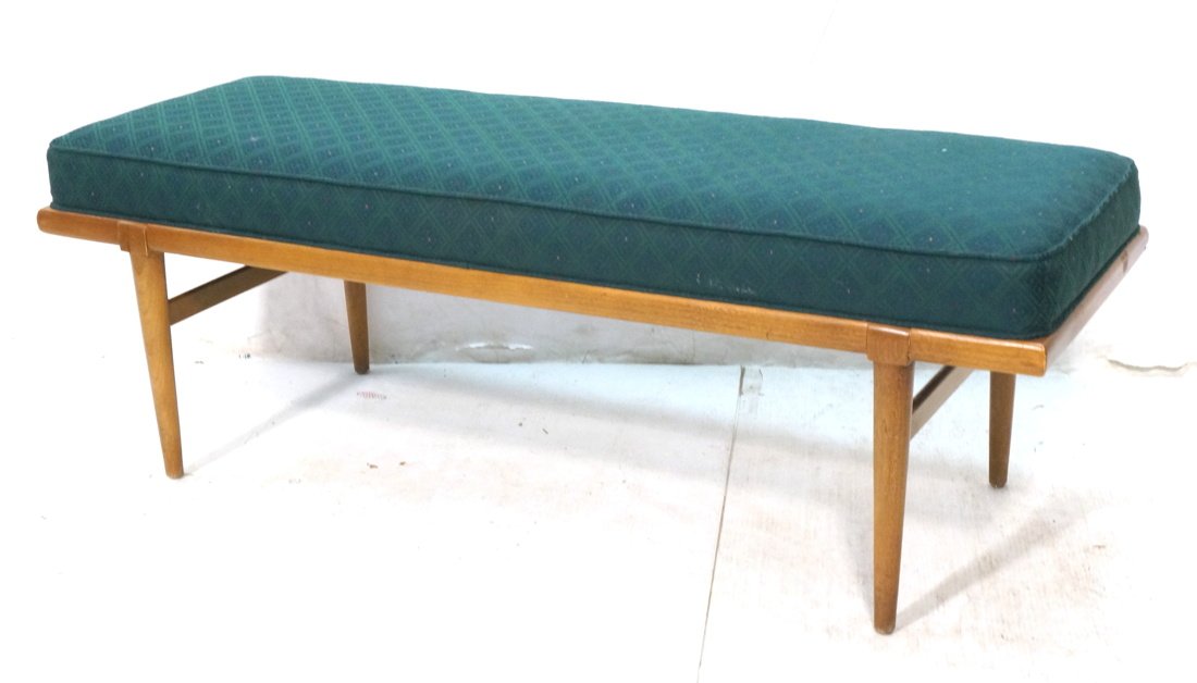 Robsjohn Gibbings Style Long bench.  Upholstered (1 of 10)