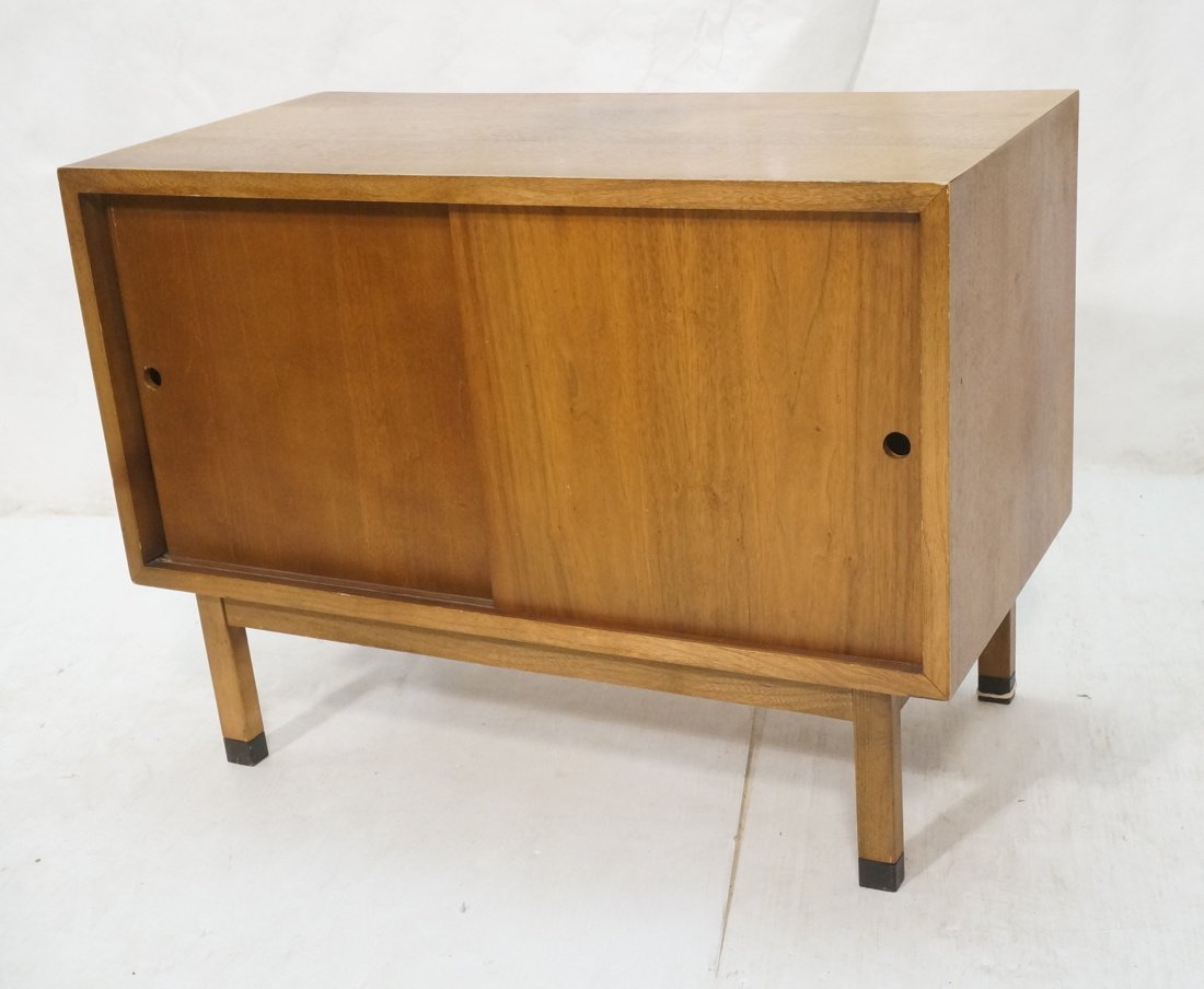 Two Door Low Record Cabinet End Table. Interior f (1 of 7)