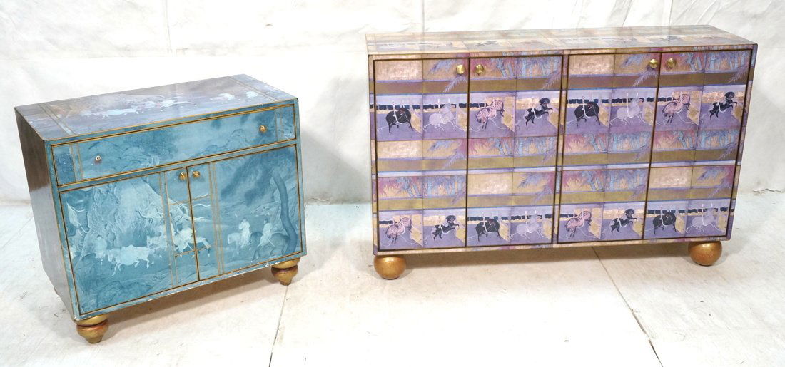 2pcs Decorative Furniture.  4 door sideboard and (1 of 10)