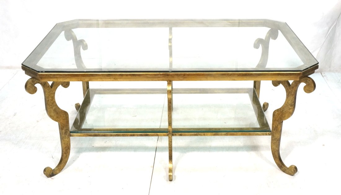 Large Oversized Decorator Gold Finish Metal Frame (1 of 10)