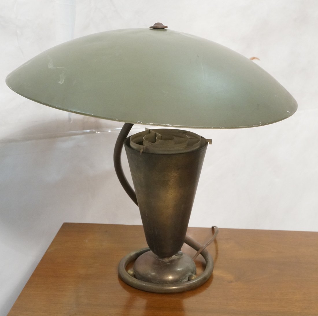 50's Modern Reflector Table Lamp.  Adjustable Sha (1 of 8)