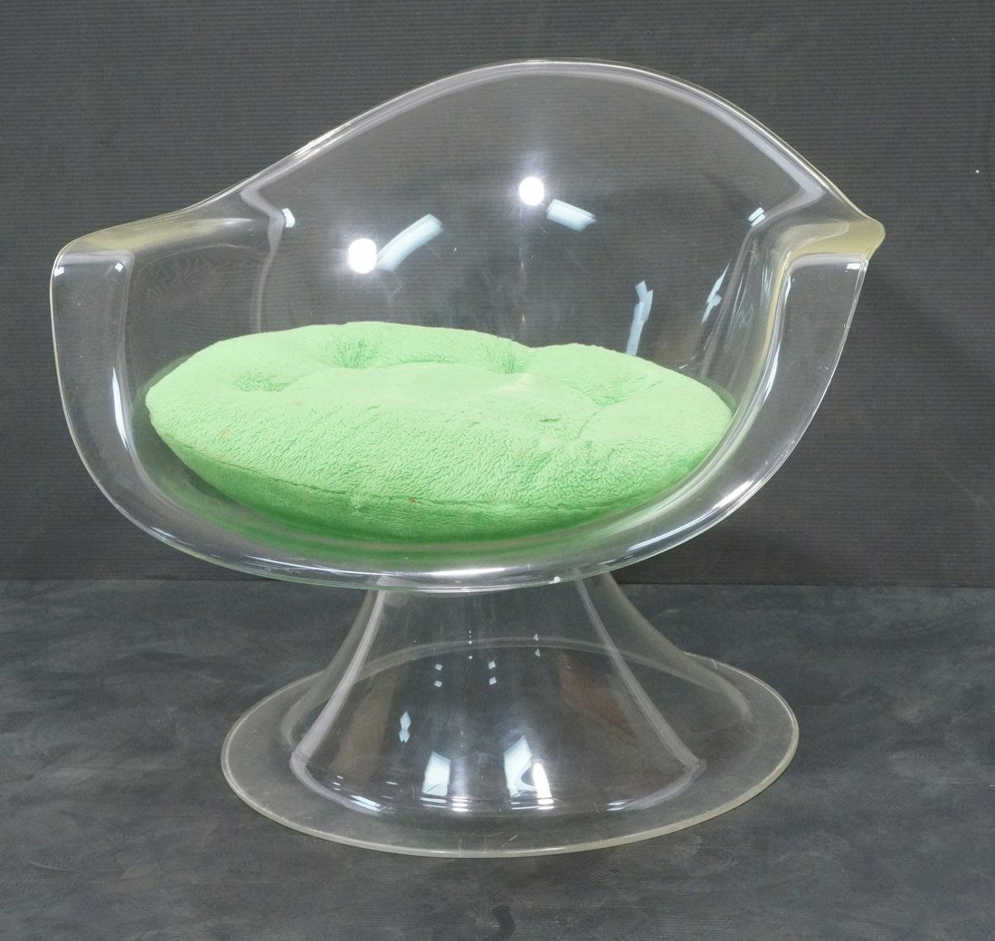 PHILIP & KELVIN LAVERNE style Lucite Side Lounge (1 of 9)