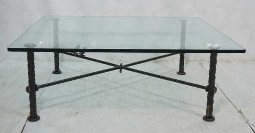Ilana Goor Figural Bird Square Tail Table Gl