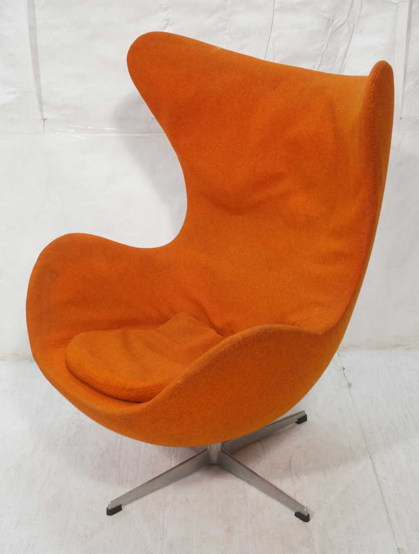 Arne Jacobsen Stühle arne jacobsen orange egg chair orange fabric fr Arne Jacobsen Stühle arne jacobsen orange egg chair orange fabric fr