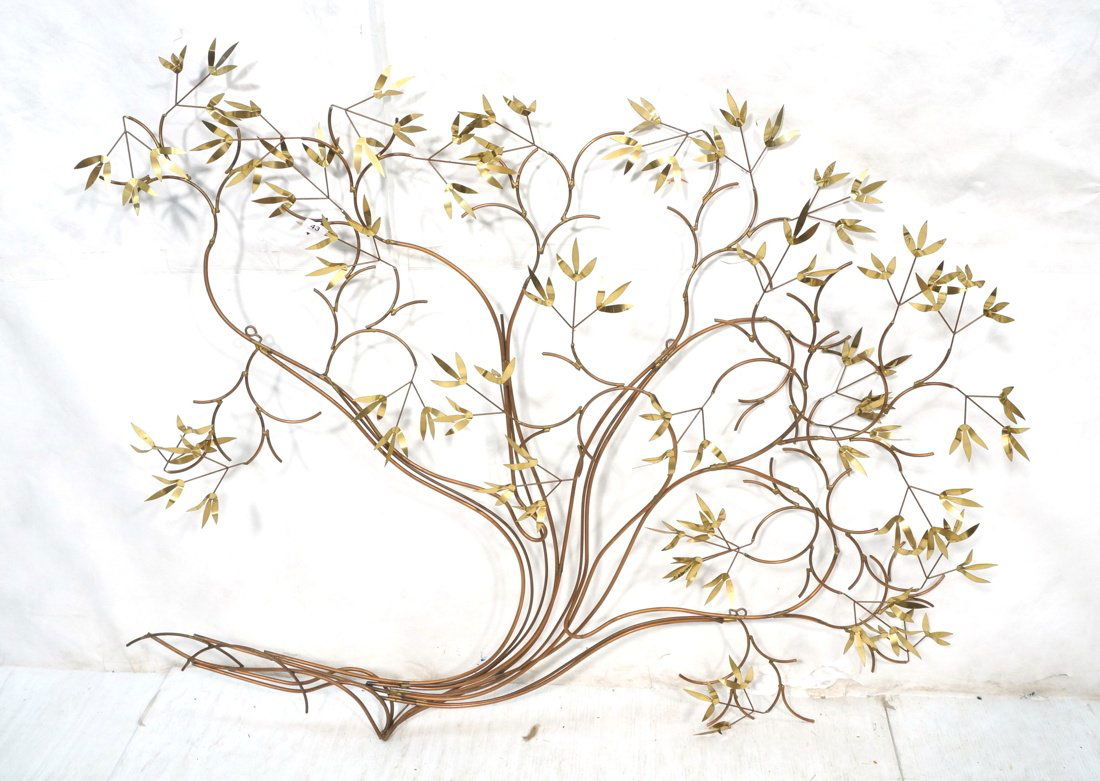 Large C JERE Mixed Metals Branch & Leaves Wall Sc (1 of 9)