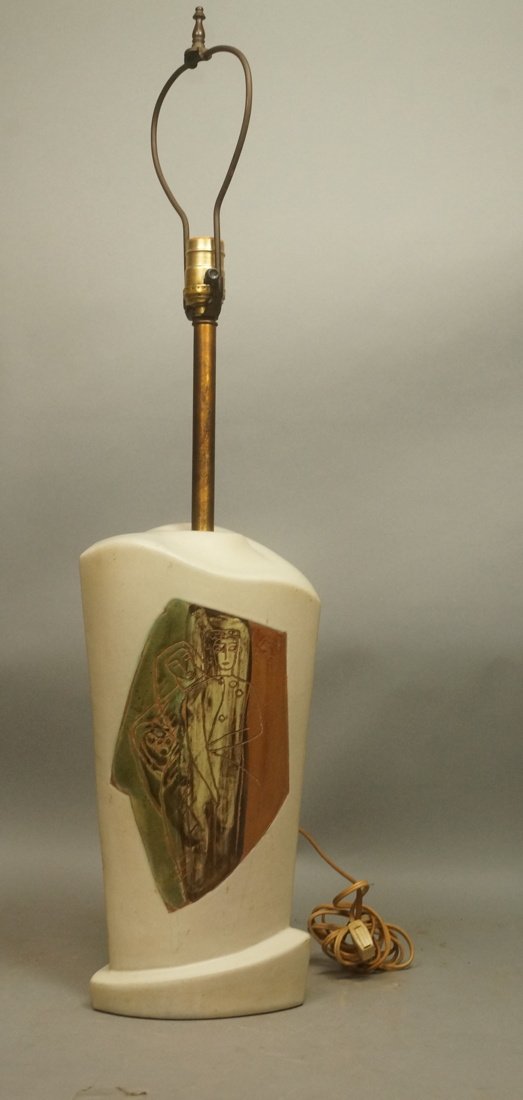 Modernist Pottery Table Lamp. MARIANNA Von ALLESC (1 of 9)