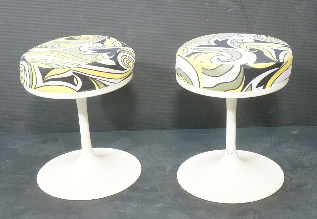 Pr Eero Saarinen attributed Tulip Stools. (1 of 10)