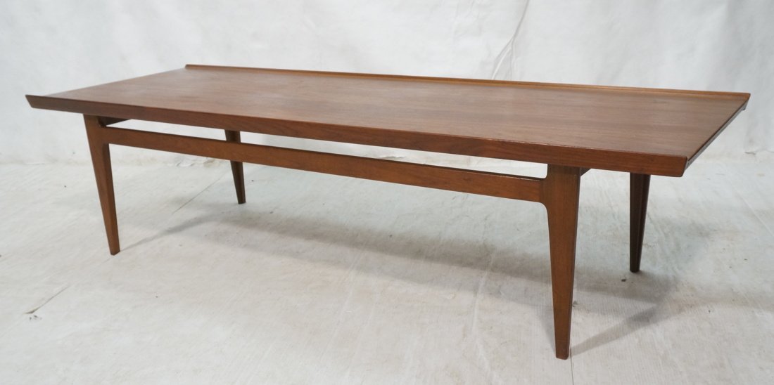 Danish Teak Long Coffee Cocktail Table. Illums Bo (1 of 9)