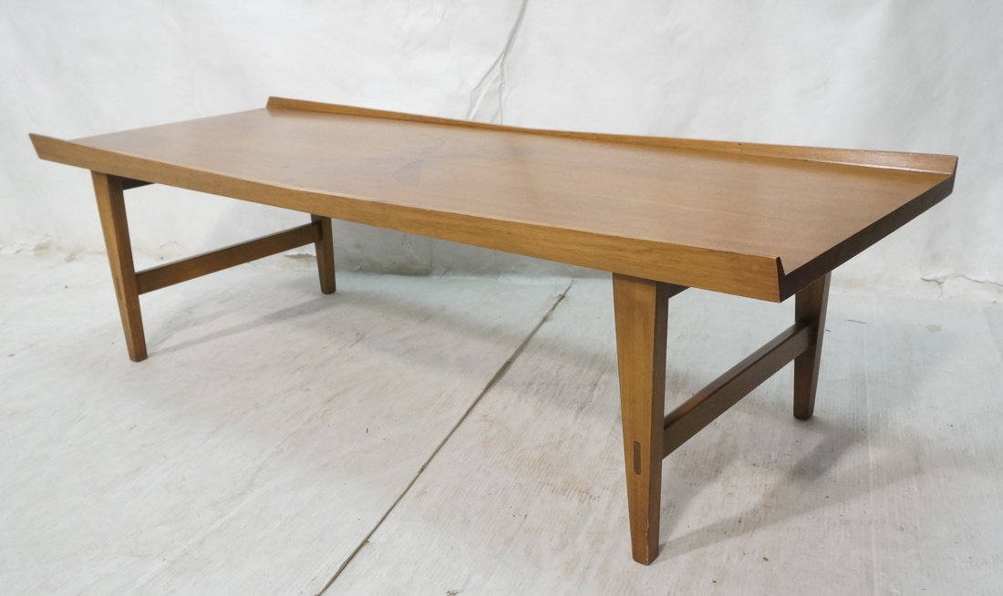 Lane Inlaid Leaf Design Wood Modernist Coffee Coc (1 of 7)