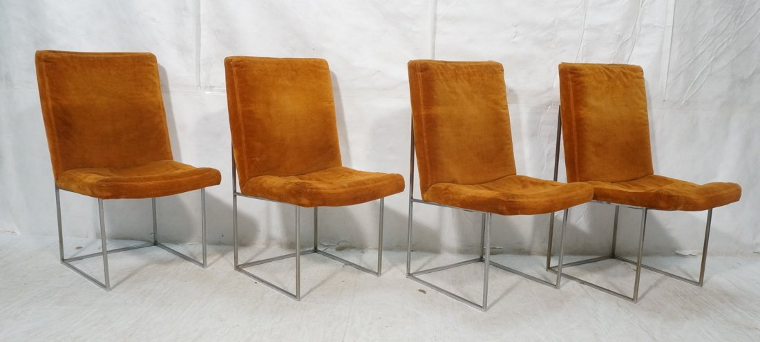 Set 4 MILO BAUGHMAN for THAYER COGGIN Dining Chai (1 of 10)