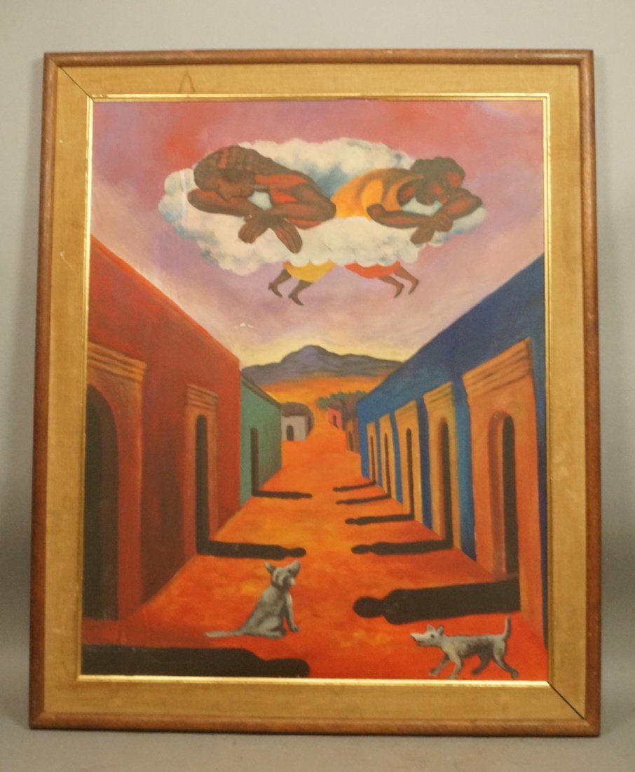 Rodolfo Morales Mexican Surrealist Oil Painting. (1 of 10)
