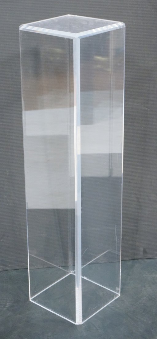 Lucite Tall Display Pedestal. (1 of 7)
