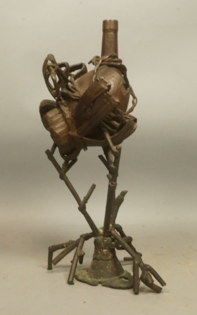 MATALINI Signed Brutalist Bronze Sculpture. Welde (1 of 9)