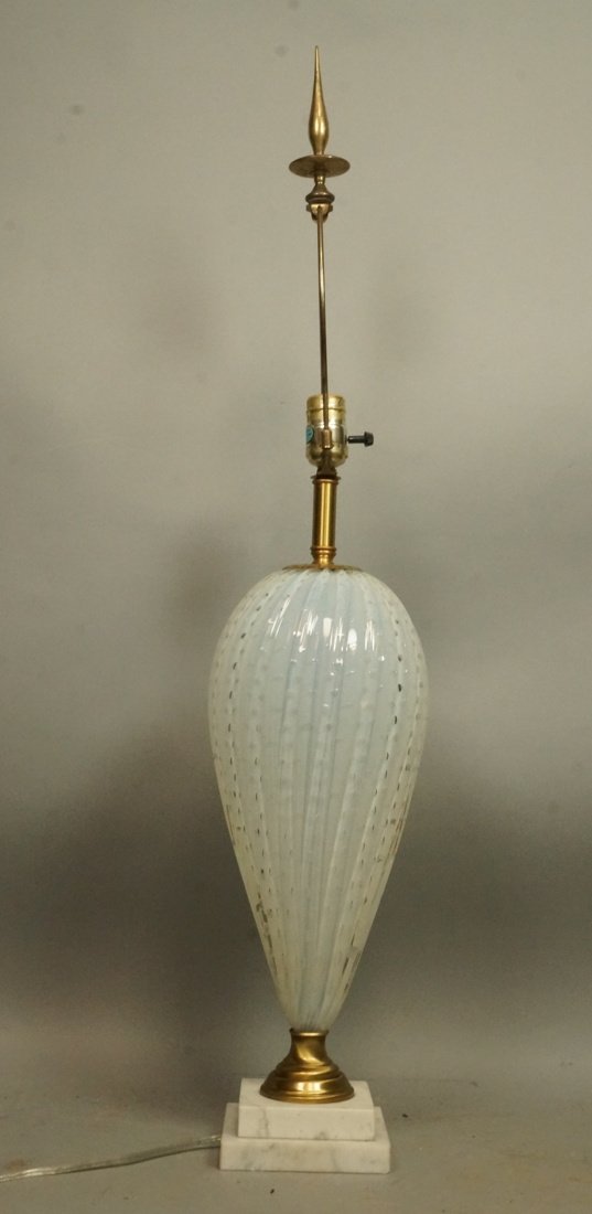 Large Italian Murano Art Glass Table Lamp. Revers (1 of 8)