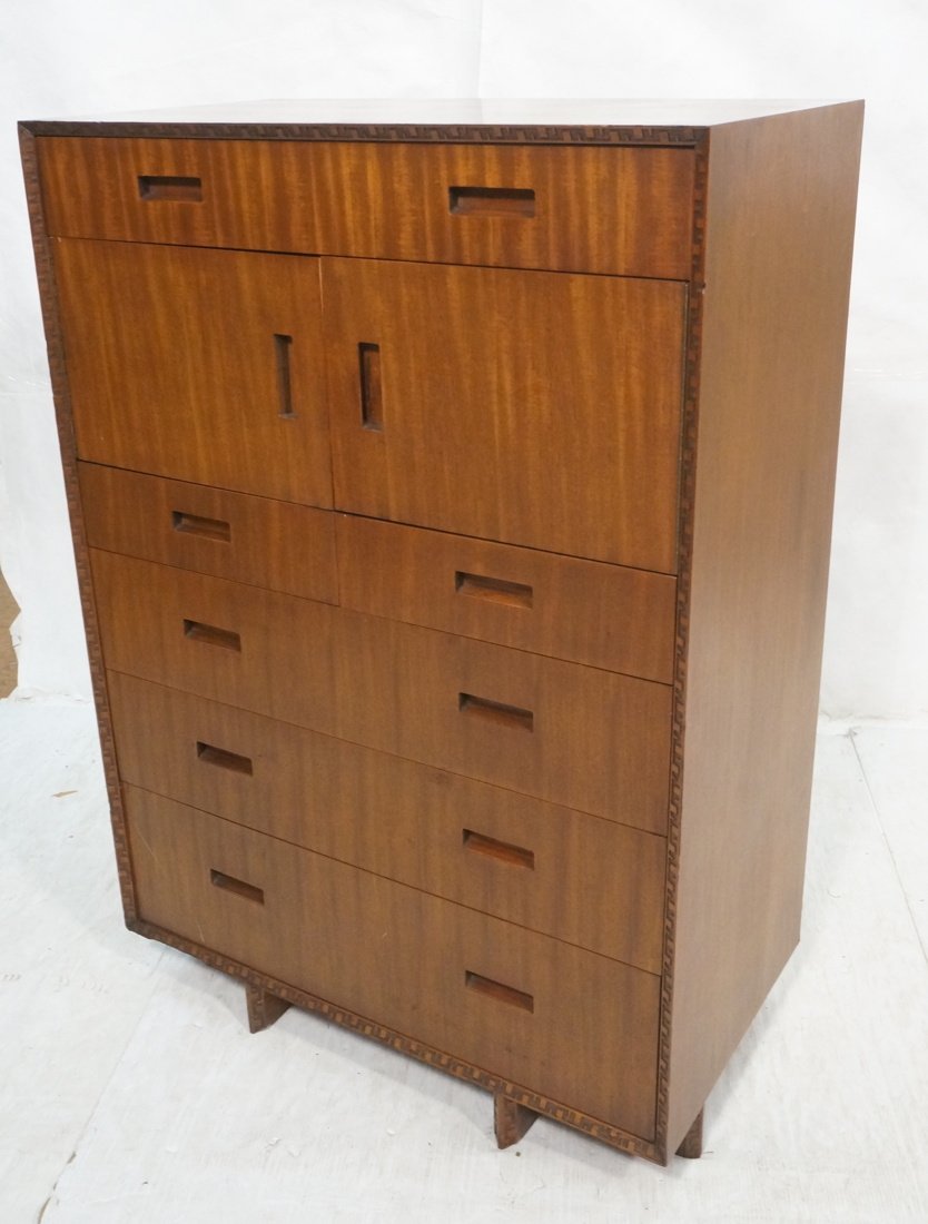 FRANK LLOYD WRIGHT Heritage Henredon Tall Dresser (1 of 10)