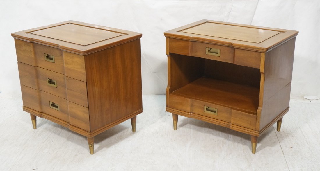 2pcs JOHN WIDDICOMB Night Stands End Tables. Waln (1 of 10)