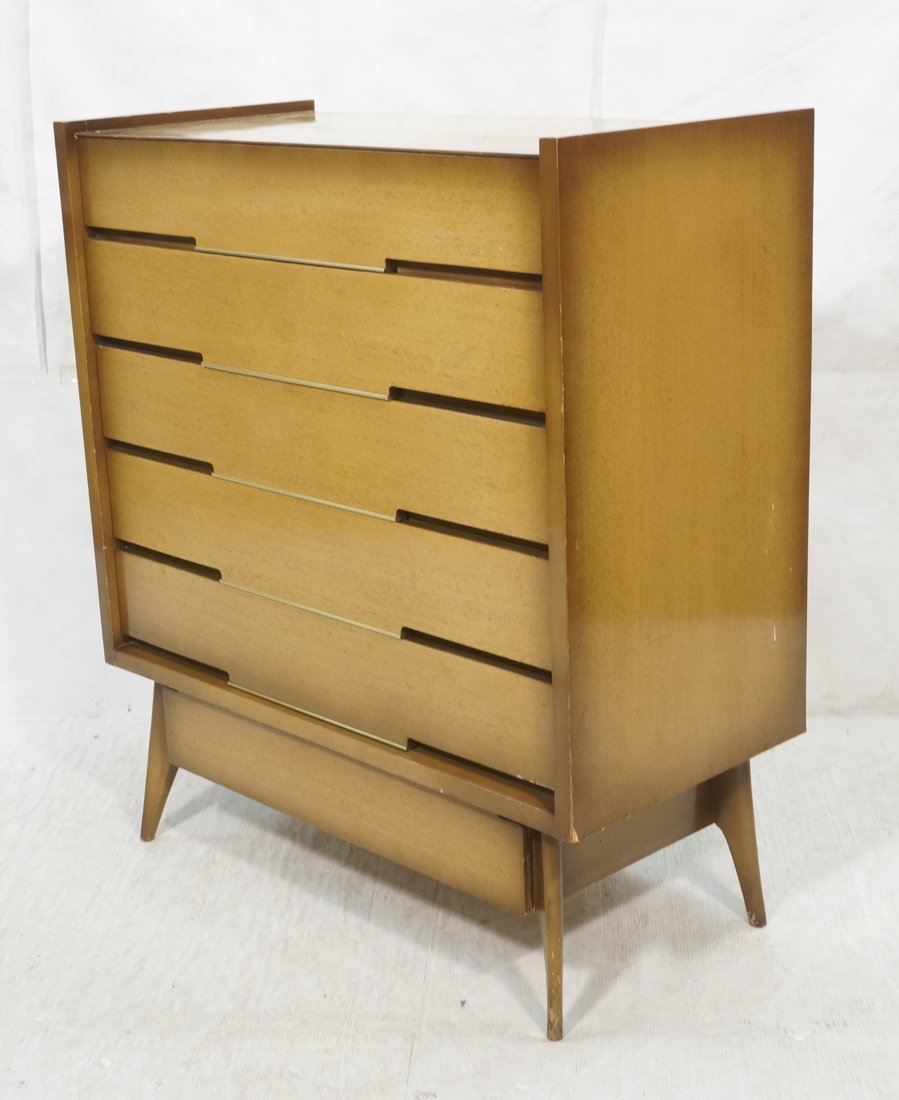 Tall Modernist Chest Drawers Dresser. Shaded ombr (1 of 10)