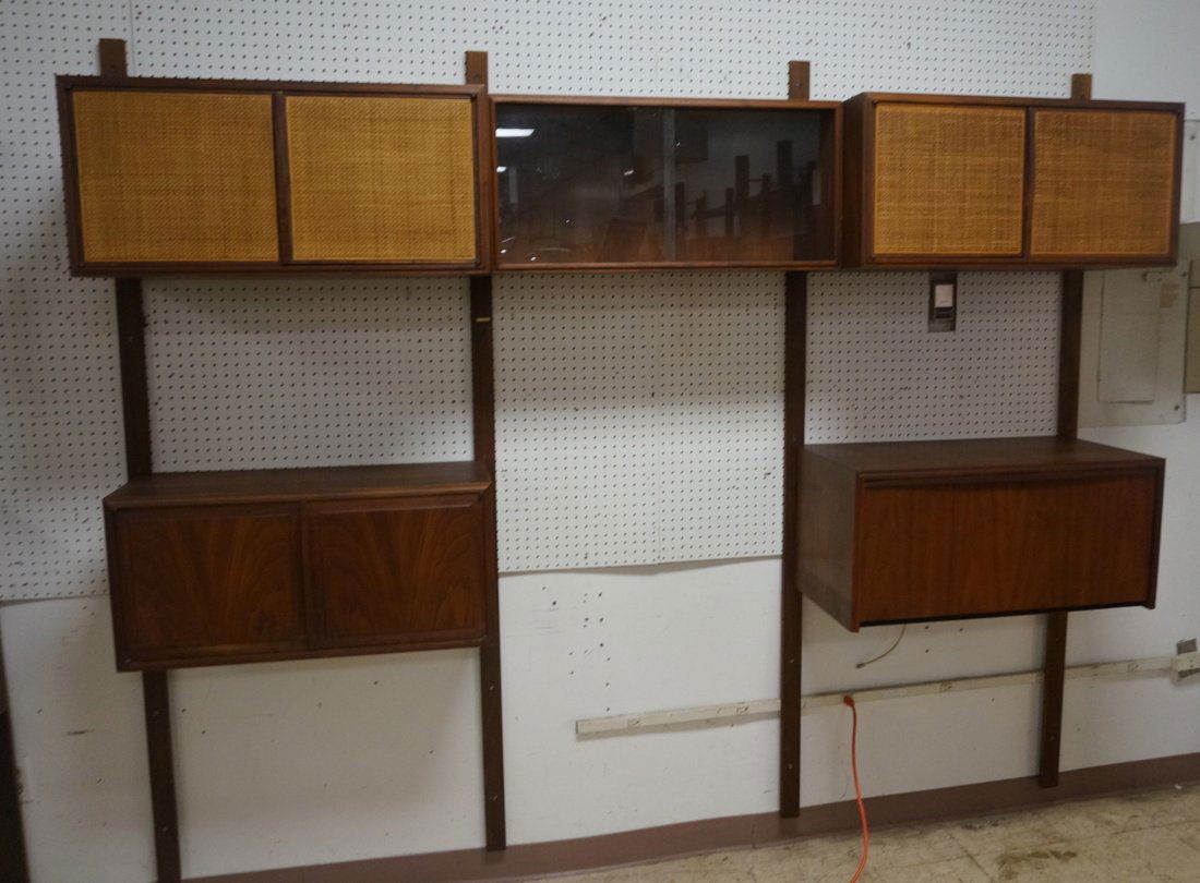 CADO style Wall Unit. Five Cabinets on four uprig (1 of 7)