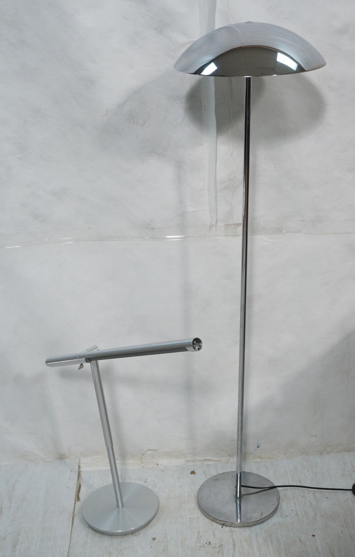 2pcs Modernist Lighting. 1) Stainless PABLO Table (1 of 9)