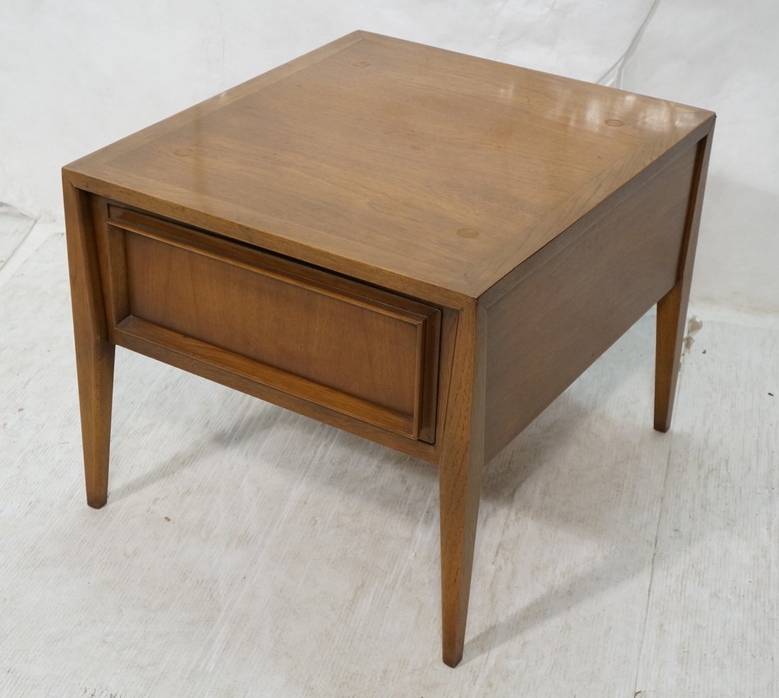 CENTURY One Drawer End Table. Modernist. Marked. (1 of 7)