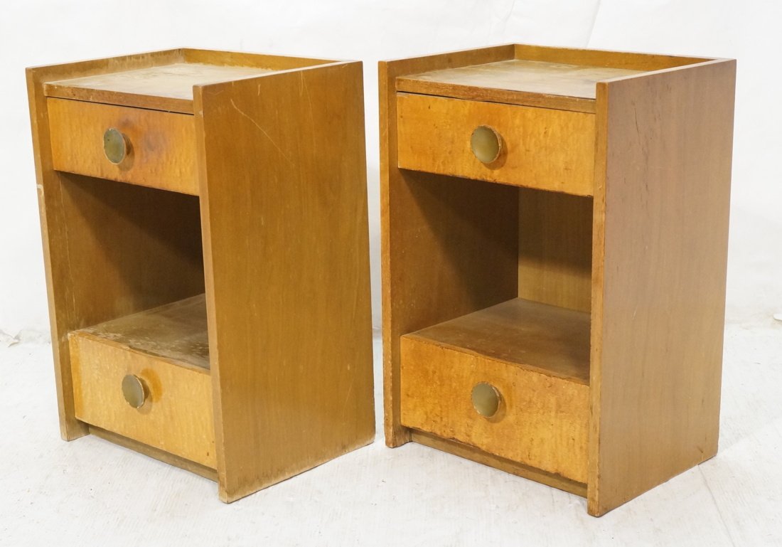 Pr GILBERT ROHDE style Night Stands. Two drawers (1 of 8)