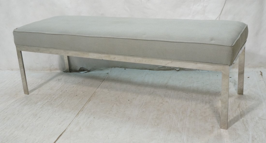Contemporary Bench Seating. Chrome legs & Frame. (1 of 6)