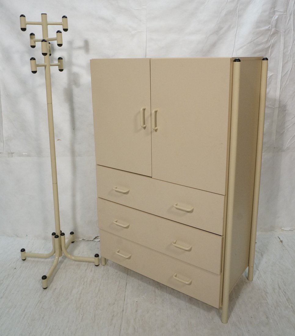 Modern Coat Rack. Tall Cabinet. 2 pcs.  70's mode (1 of 10)