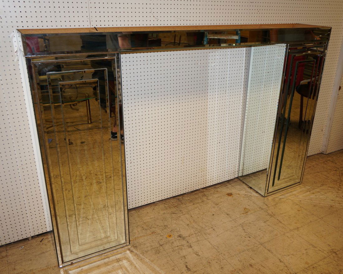 Mirrored Side Cabinets with light up bridge.  Ell (1 of 9)