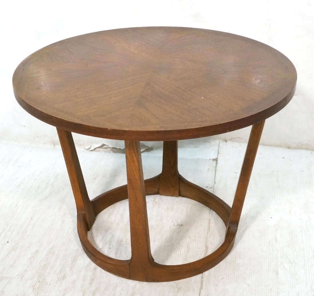 Lane Round Side Table. American Modernist. (1 of 9)