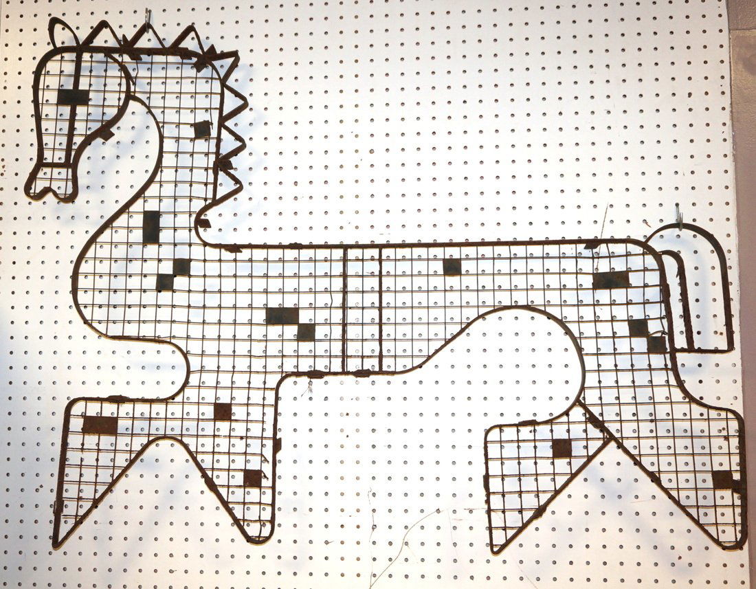 Frederic Weinberg Horse Wall Sculpture.  Grid (1 of 8)