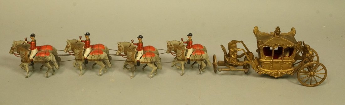 BRITAINS Horse Drawn Royal Carriage. Eight horses (1 of 7)
