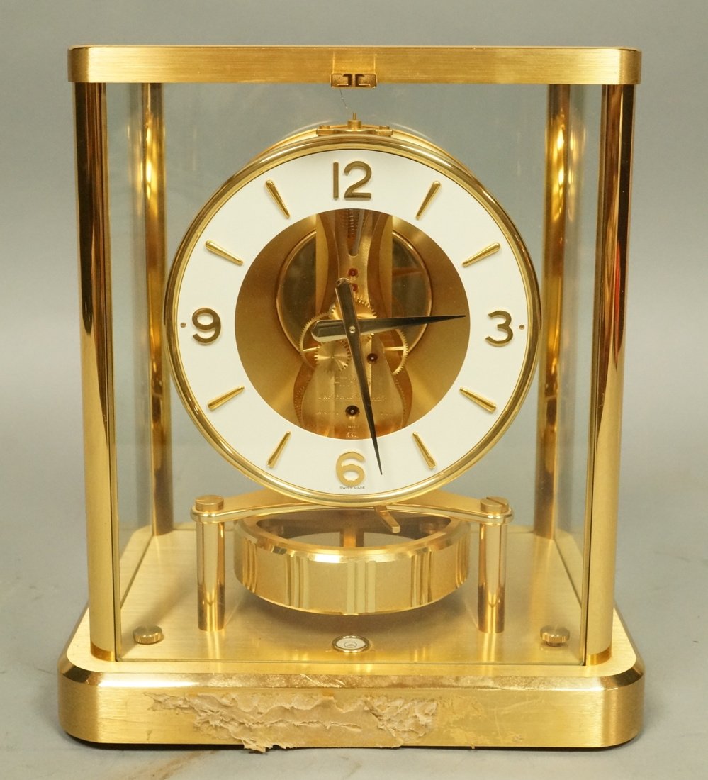 JAEGER LeCOULTRE ATMOS Clock. Brass & Glass Case. (1 of 7)