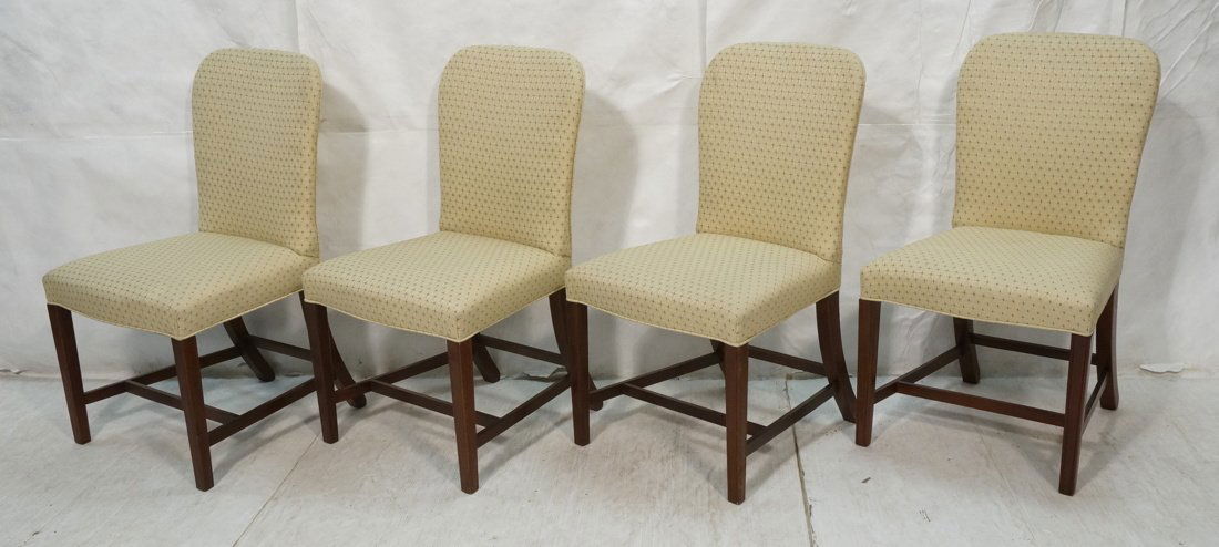 Set 4 HICKORY CHAIR Chippendale style Dining Chai (1 of 10)