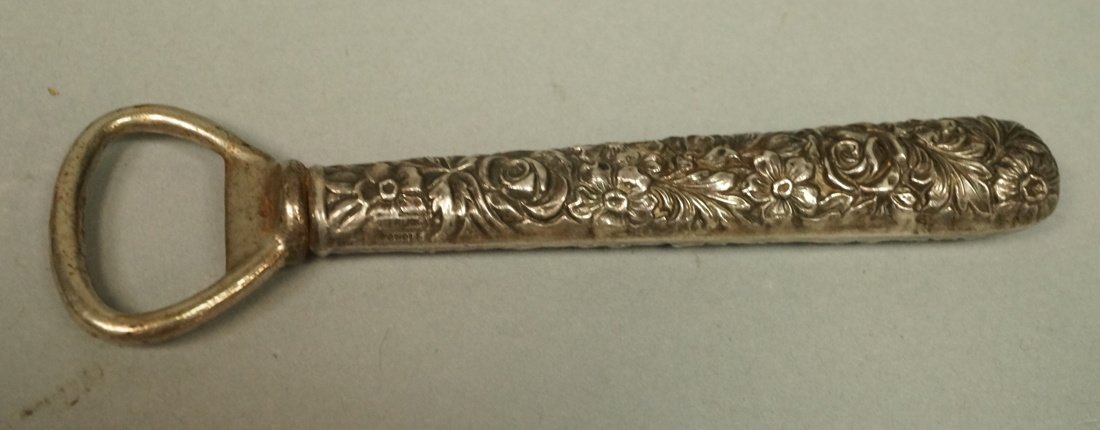 Sterling Silver Handle Bottle Opener. (1 of 4)