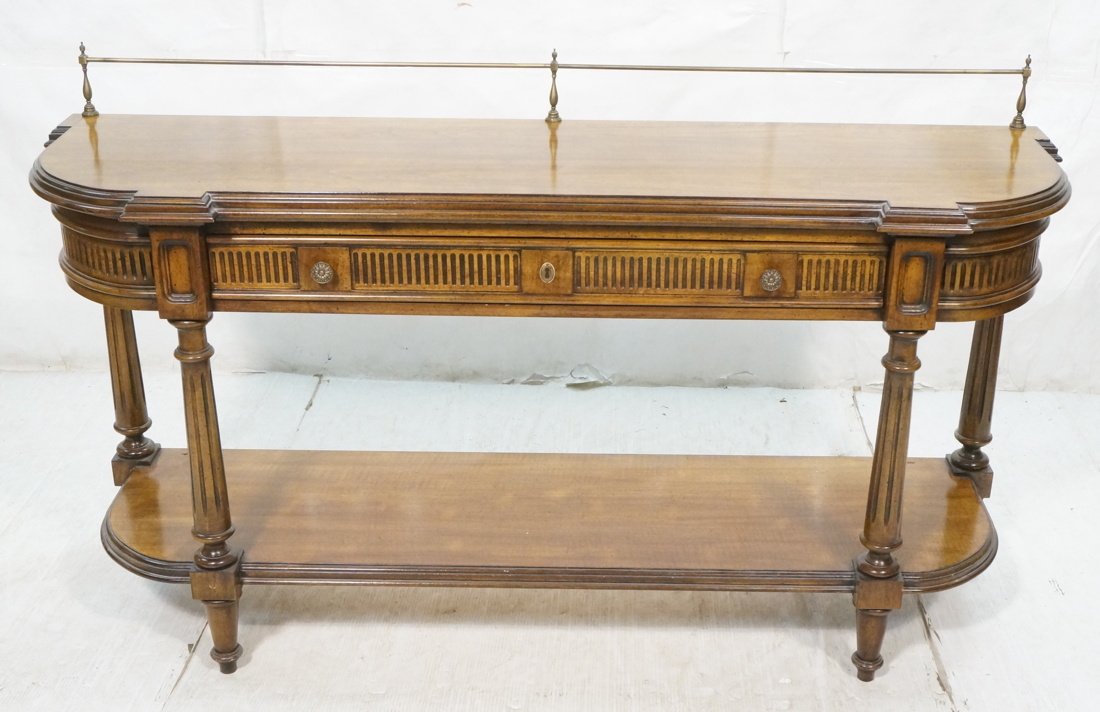 Contemporary WALNUT White Furnitore Sideboard wit (1 of 8)