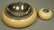 2pc ALDO TURA Lacquered Goatskin Smoking Set. Ron