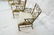 Set 4 Faux Bamboo Metal Bagues style Decorator Si - 2