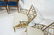 Set 4 Faux Bamboo Metal Bagues style Decorator Si - 5