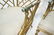 Set 4 Faux Bamboo Metal Bagues style Decorator Si - 9