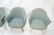 Set 4 HARVEY PROBBER Game Lounge Chairs. Plush Bl - 6