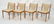 Set 4 Teak Danish Modern Side Dining Chairs. Oatm