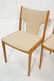 Set 4 Teak Danish Modern Side Dining Chairs. Oatm - 5