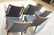 Set 6 Italian style Modernist Dining Chairs. Two - 7