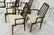 Set 6 BENNY LINDEN Dining Arm Chairs. Tall Sloped - 2