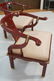 PR CENTURY Asian Wine Lacquer Lounge Chairs. Bras - 3