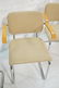 Set 4 KNOLL Tubular Chrome Arm Dining Chairs. Lig - 3
