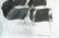 Set 6 Black KNOLL STUDIOS by VIGNELLI Stacking Ch - 2