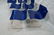 Set 6 Blue KNOLL STUDIOS by VIGNELLI Stacking Cha - 2