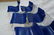 Set 6 Blue KNOLL STUDIOS by VIGNELLI Stacking Cha - 3